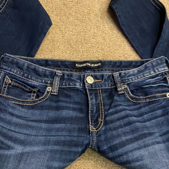 Express Skinny Low Rise Jeans - Picture 4 of 7